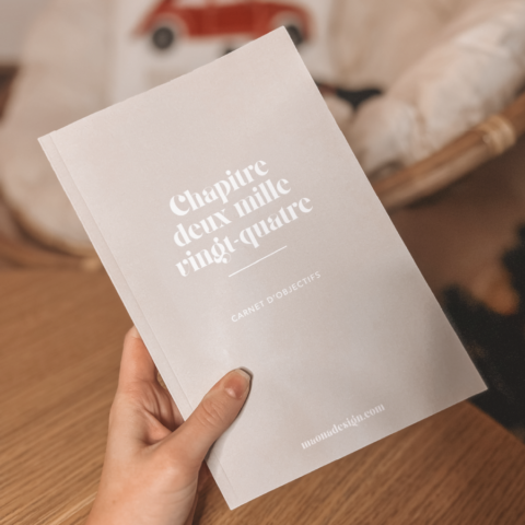 Planner Maona Design x Amazon - Carnet d'objectifs 2024